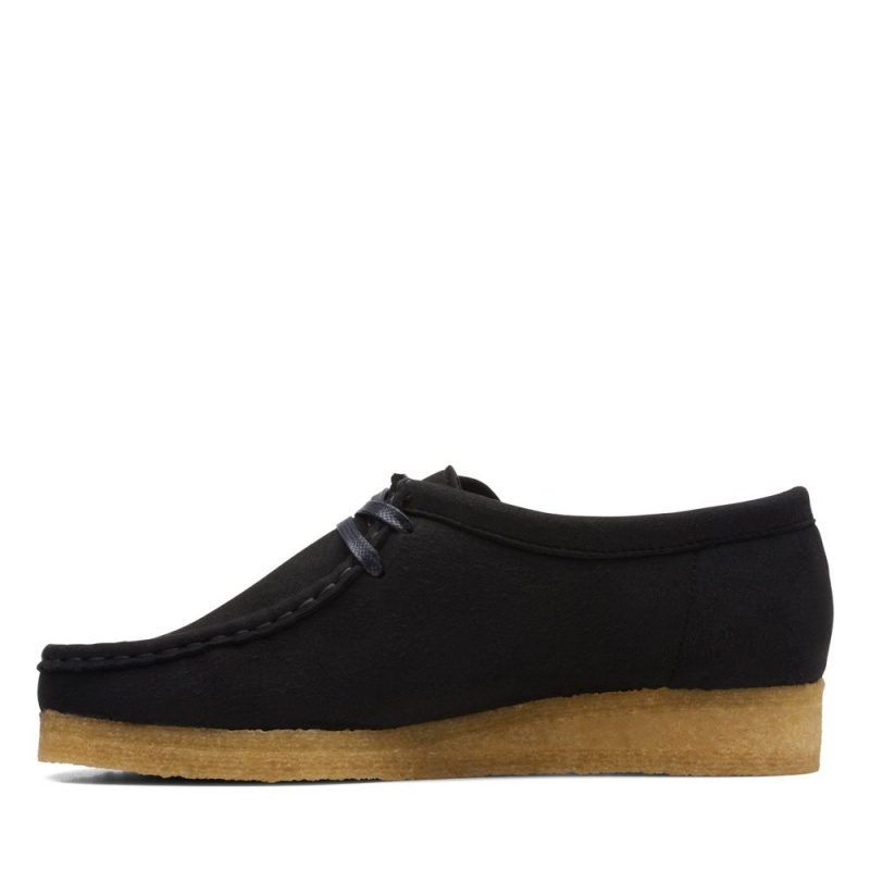 Dámské Obuv Clarks Wallabee Černé | CZ-934052