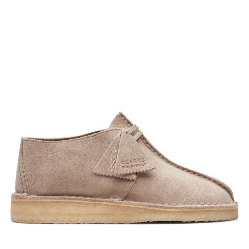 Dámské Ploché Boty Clarks Desert Trek Hnědé | CZ-348056