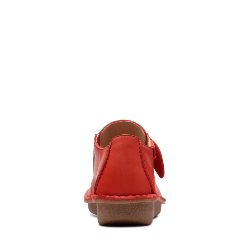 Dámské Ploché Boty Clarks Funny Dream Červené | CZ-138657