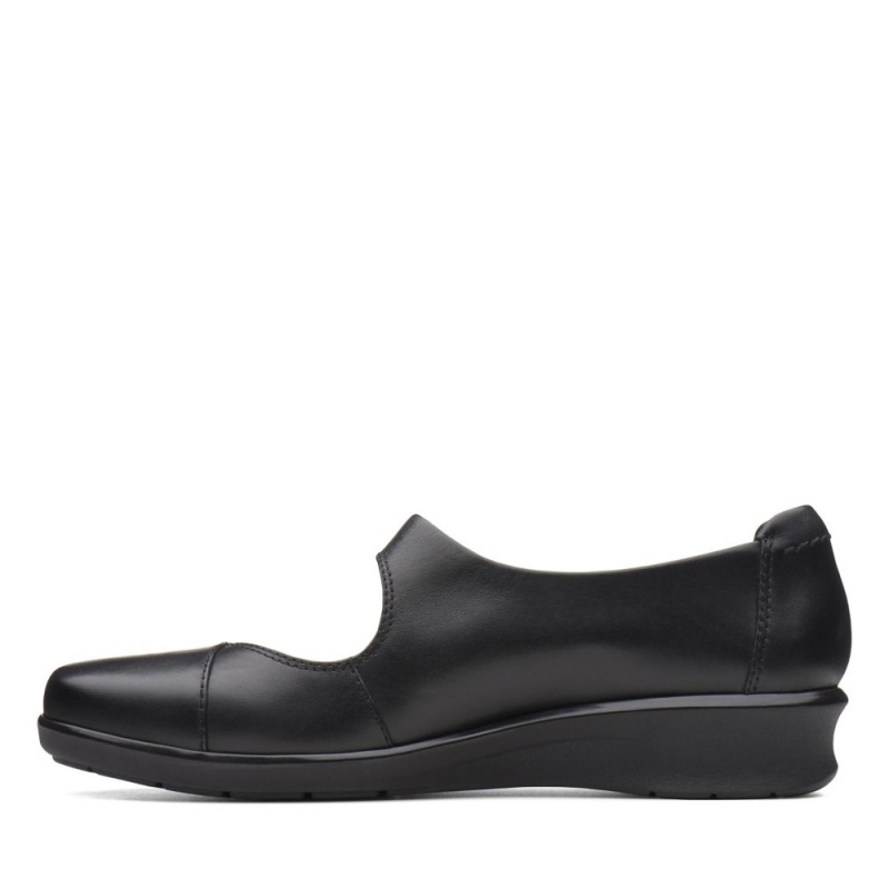 Dámské Ploché Boty Clarks Hope Henley Černé | CZ-459271