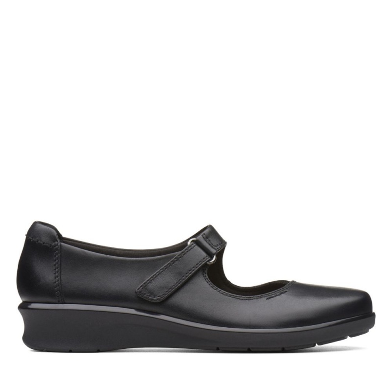 Dámské Ploché Boty Clarks Hope Henley Černé | CZ-459271