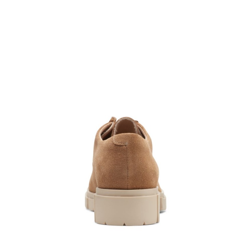 Dámské Ploché Boty Clarks Teala Wally Světle Hnědé | CZ-263945