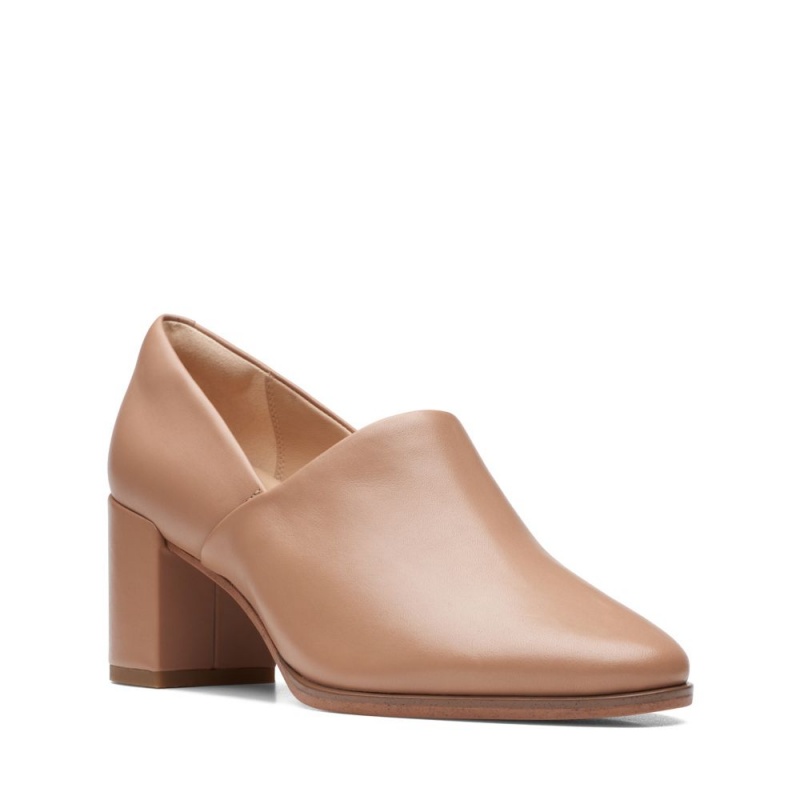 Dámské Podpatky Clarks Freva 55 Lily Béžový | CZ-943765