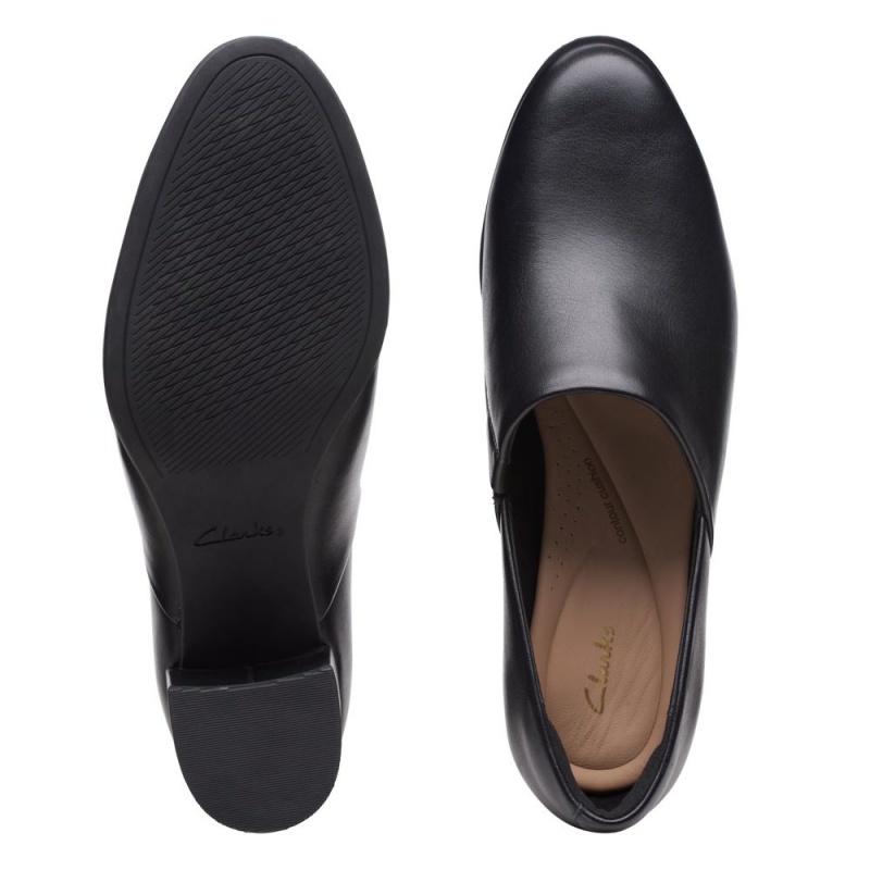 Dámské Podpatky Clarks Freva 55 Lily Černé | CZ-841257