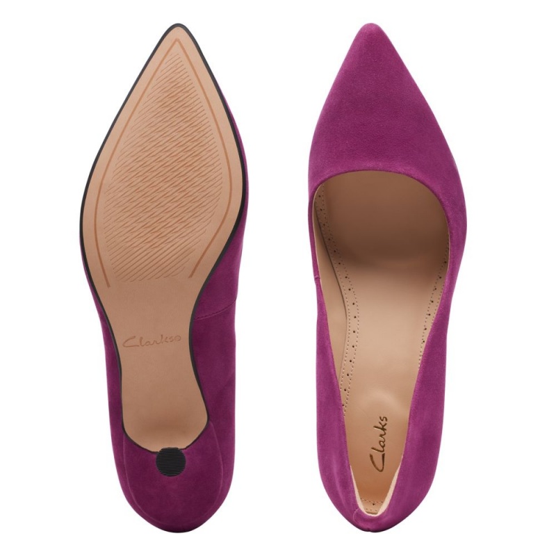 Dámské Podpatky Clarks Violet55 Rae Fialové | CZ-841396