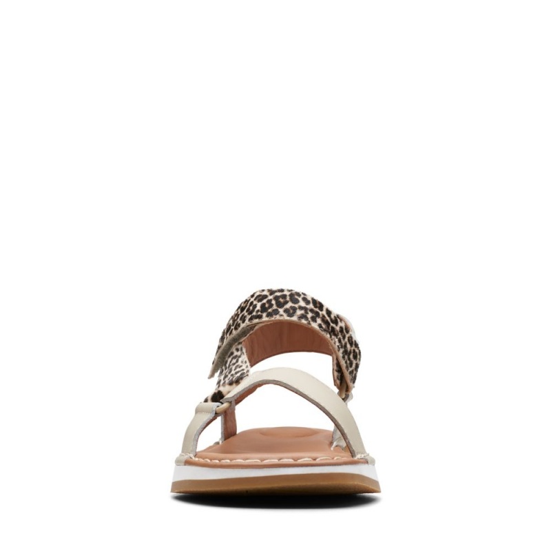 Dámské Sandály Ploché Clarks Craft Sun Sport Bílé | CZ-862453