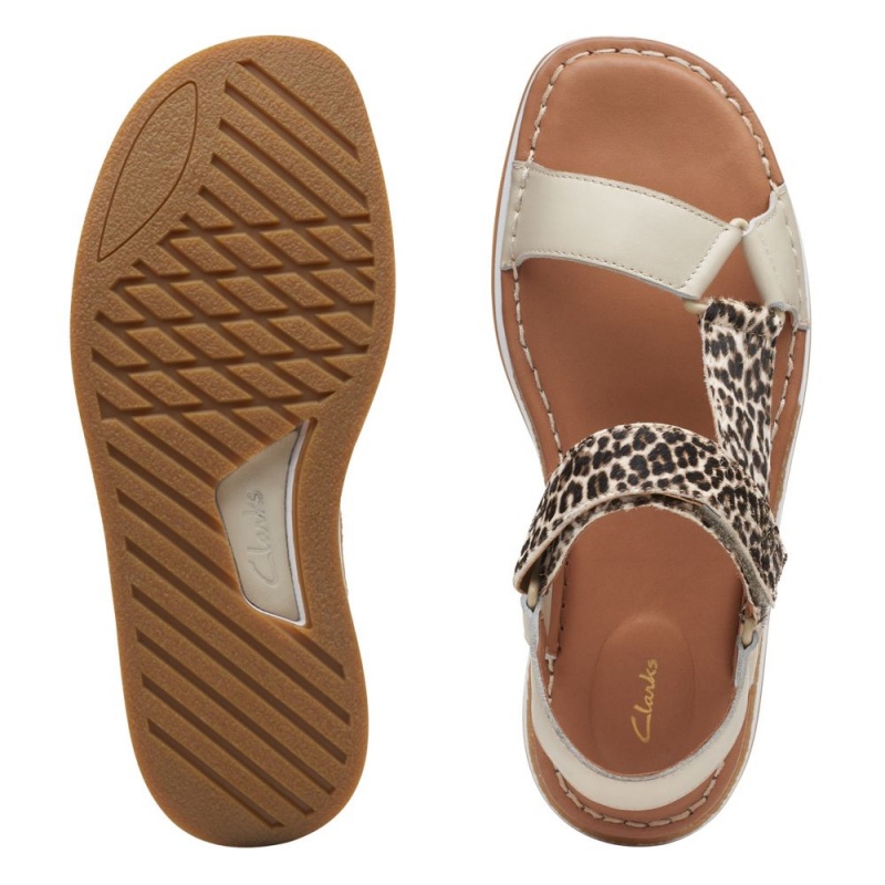 Dámské Sandály Ploché Clarks Craft Sun Sport Bílé | CZ-862453