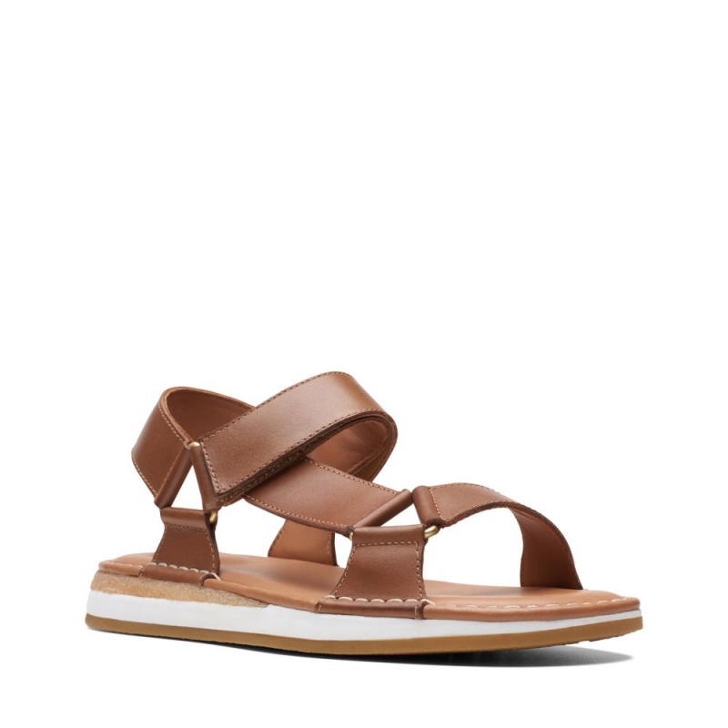 Dámské Sandály Ploché Clarks Craft Sun Sport Hnědé | CZ-864730