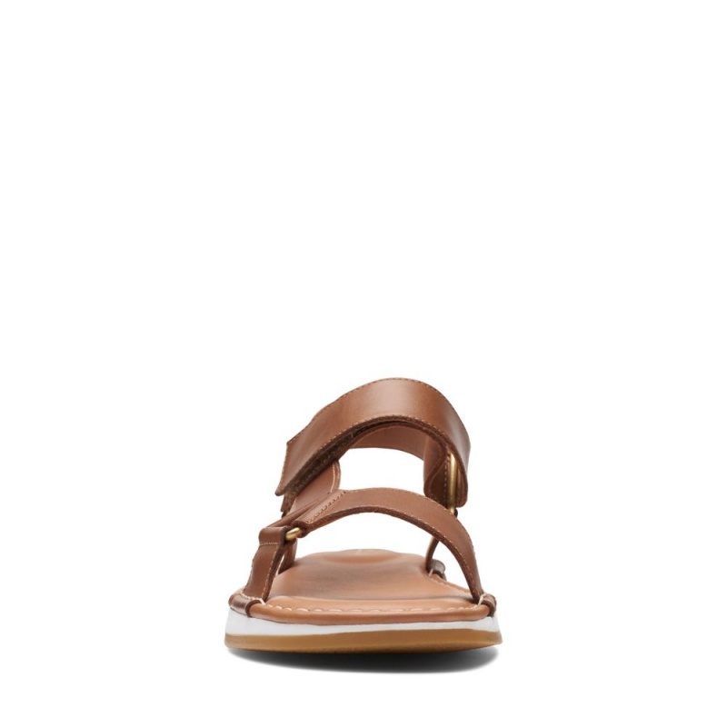 Dámské Sandály Ploché Clarks Craft Sun Sport Hnědé | CZ-864730