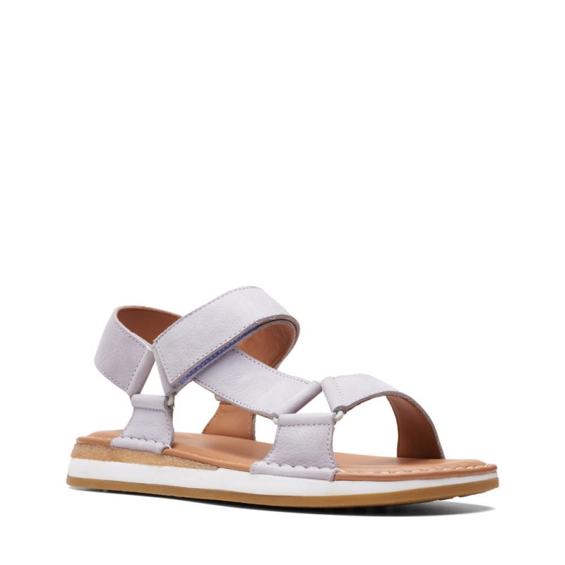 Dámské Sandály Ploché Clarks Craft Sun Sport Fialové | CZ-670213