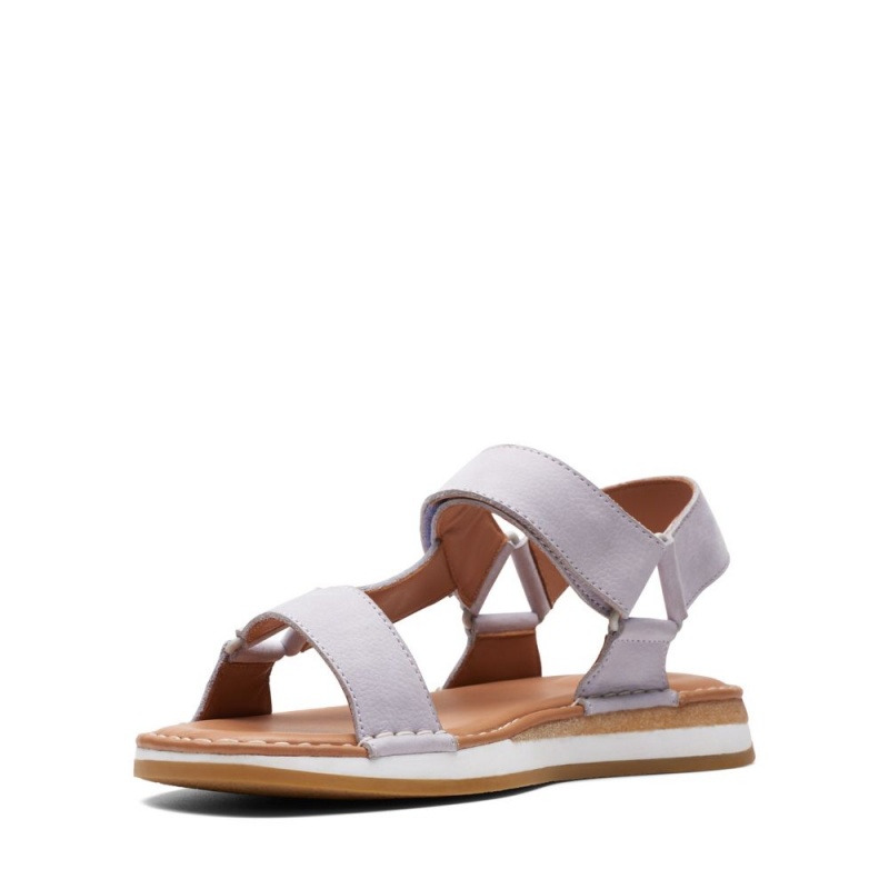 Dámské Sandály Ploché Clarks Craft Sun Sport Fialové | CZ-670213