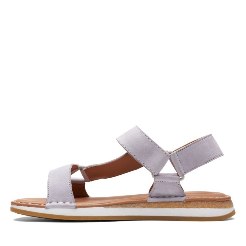 Dámské Sandály Ploché Clarks Craft Sun Sport Fialové | CZ-670213