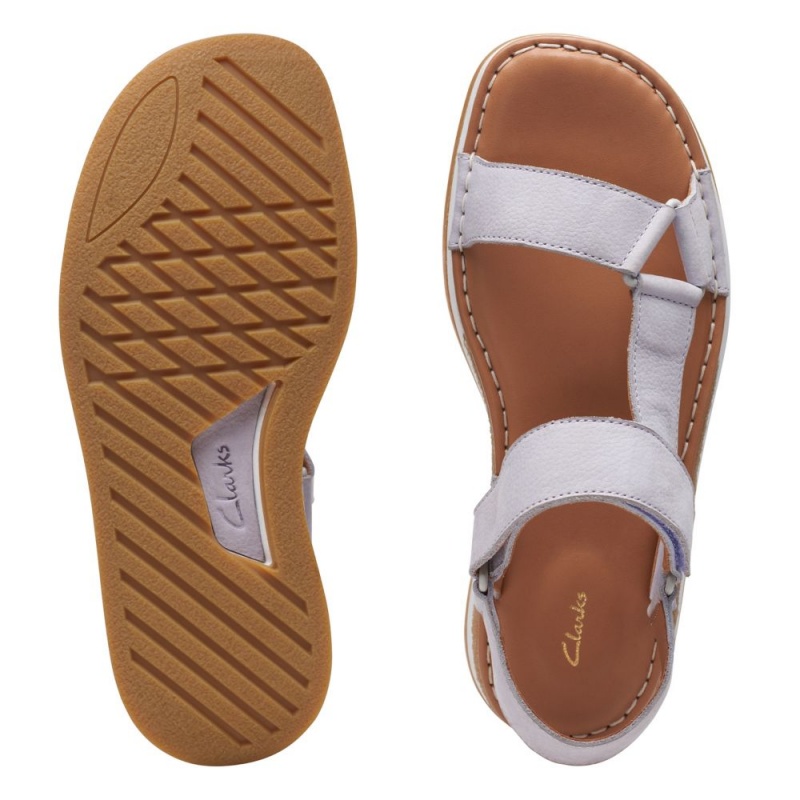 Dámské Sandály Ploché Clarks Craft Sun Sport Fialové | CZ-670213