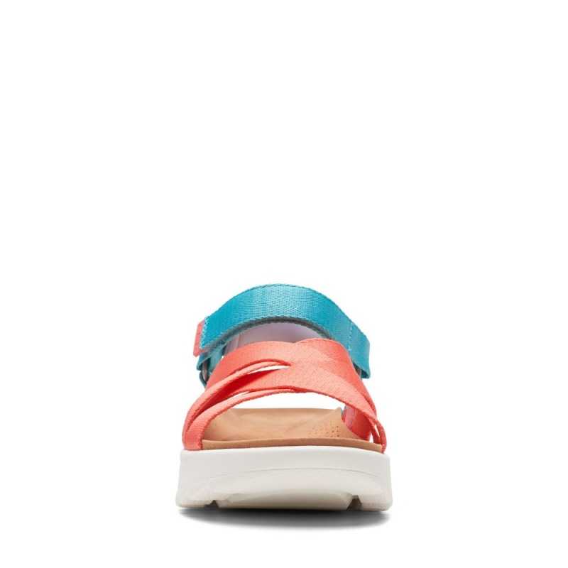 Dámské Sandály Ploché Clarks Dash Lite Cross Koralove | CZ-824631