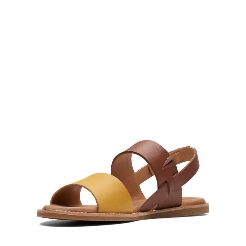 Dámské Sandály Ploché Clarks Karsea Strap Hnědé | CZ-187359