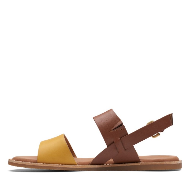 Dámské Sandály Ploché Clarks Karsea Strap Hnědé | CZ-187359