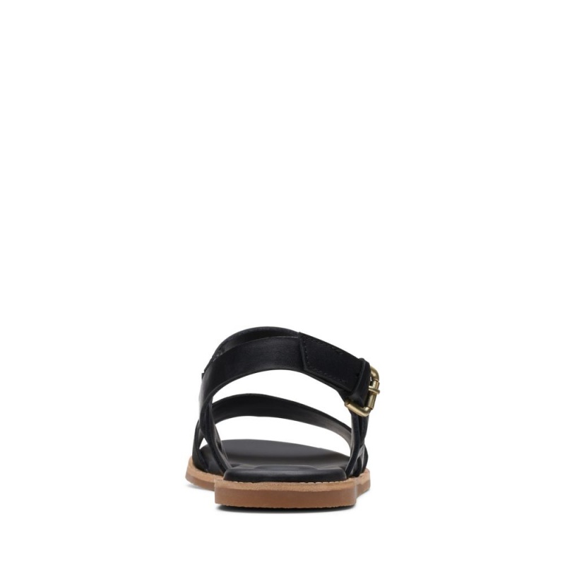 Dámské Sandály Ploché Clarks Karsea Strap Černé | CZ-418650