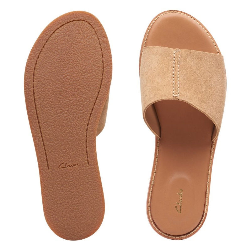 Dámské Sandály Ploché Clarks Karsea Světle Hnědé | CZ-487952