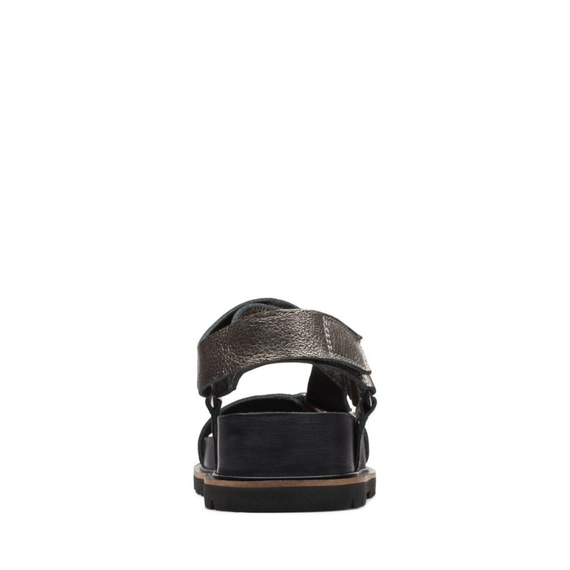 Dámské Sandály Ploché Clarks Orianna Sporty Metal | CZ-927836