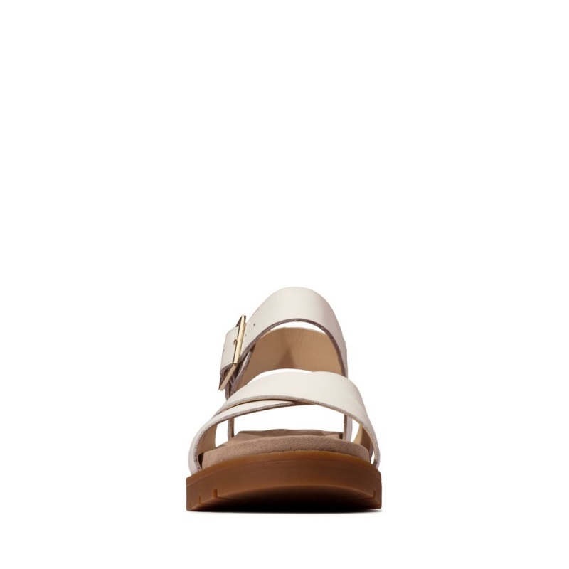 Dámské Sandály Ploché Clarks Orinoco Strap Bílé | CZ-348091