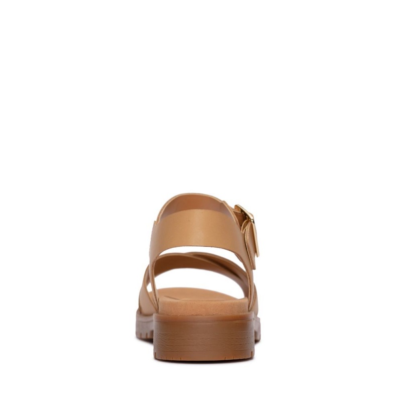 Dámské Sandály Ploché Clarks Orinoco Strap Světle Hnědé | CZ-502674