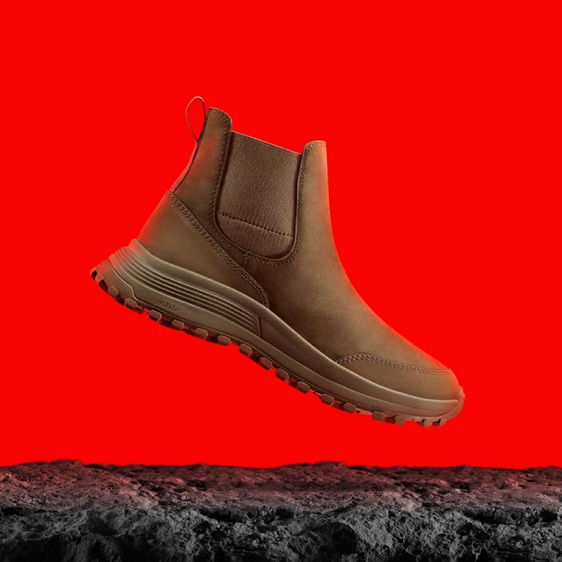 Dámské Tenisky Clarks ATL Trek Up Nepromokavé Hnědožlutý | CZ-314980