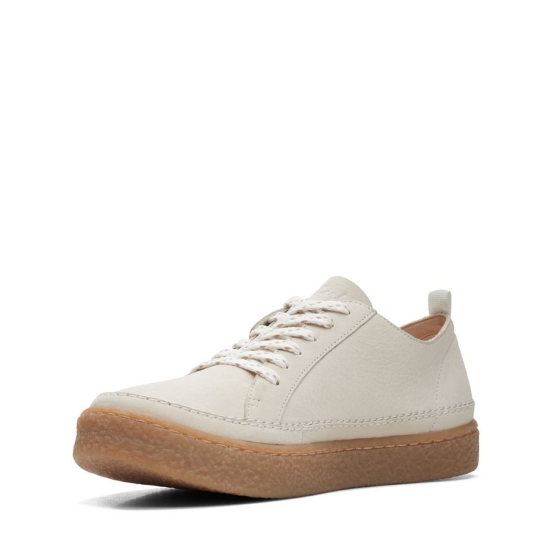 Dámské Tenisky Clarks Barleigh Krajkové Bílé | CZ-145327