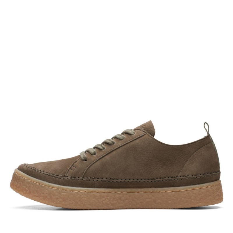 Dámské Tenisky Clarks Barleigh Krajkové Tmavě Olivy Zelené | CZ-041287