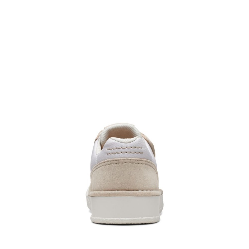 Dámské Tenisky Clarks Craft Cup Court Bílé | CZ-107869