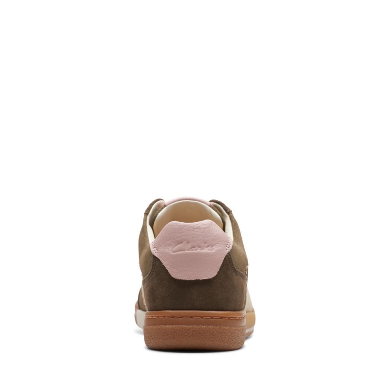 Dámské Tenisky Clarks Craft Match Lo Olivy Zelené | CZ-093621