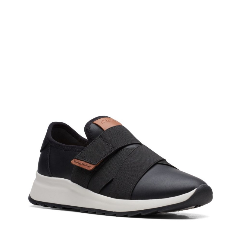 Dámské Tenisky Clarks Dash Lite Strap Černé | CZ-190528