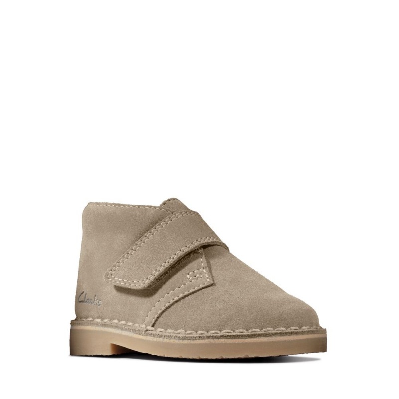 Dívčí Kotníkové Boty Clarks Desert Boot 2 Toddler Hnědé | CZ-124976