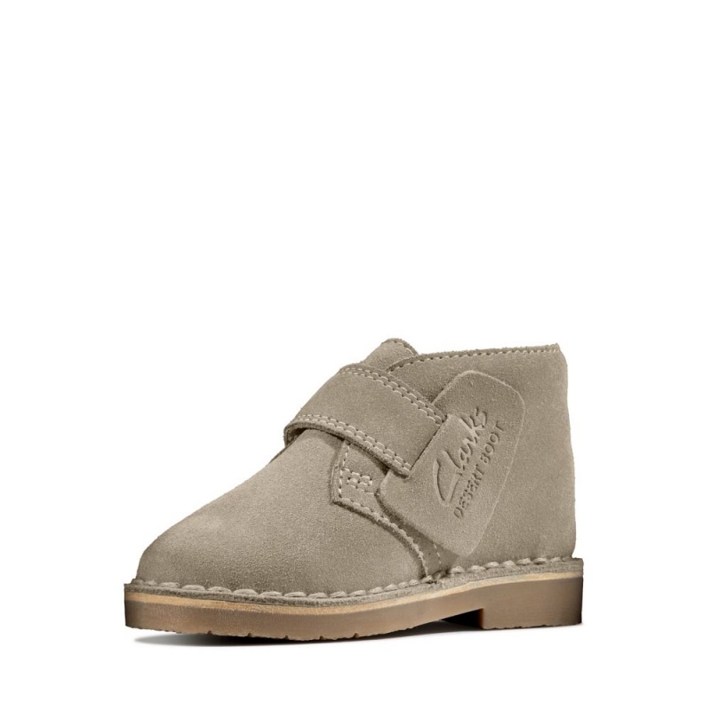 Dívčí Kotníkové Boty Clarks Desert Boot 2 Toddler Hnědé | CZ-124976