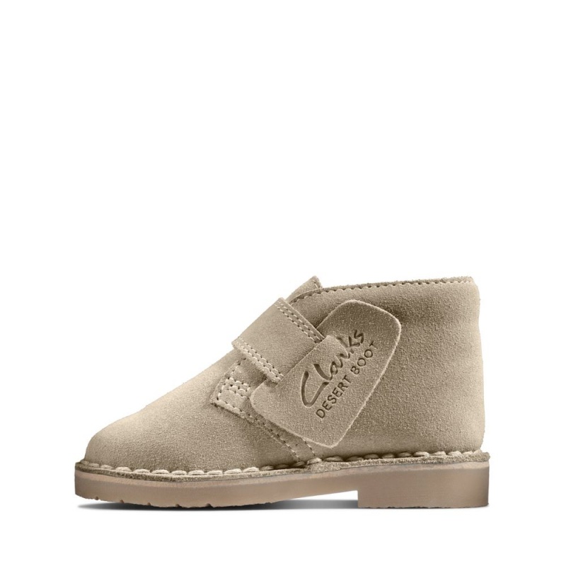 Dívčí Kotníkové Boty Clarks Desert Boot 2 Toddler Hnědé | CZ-124976