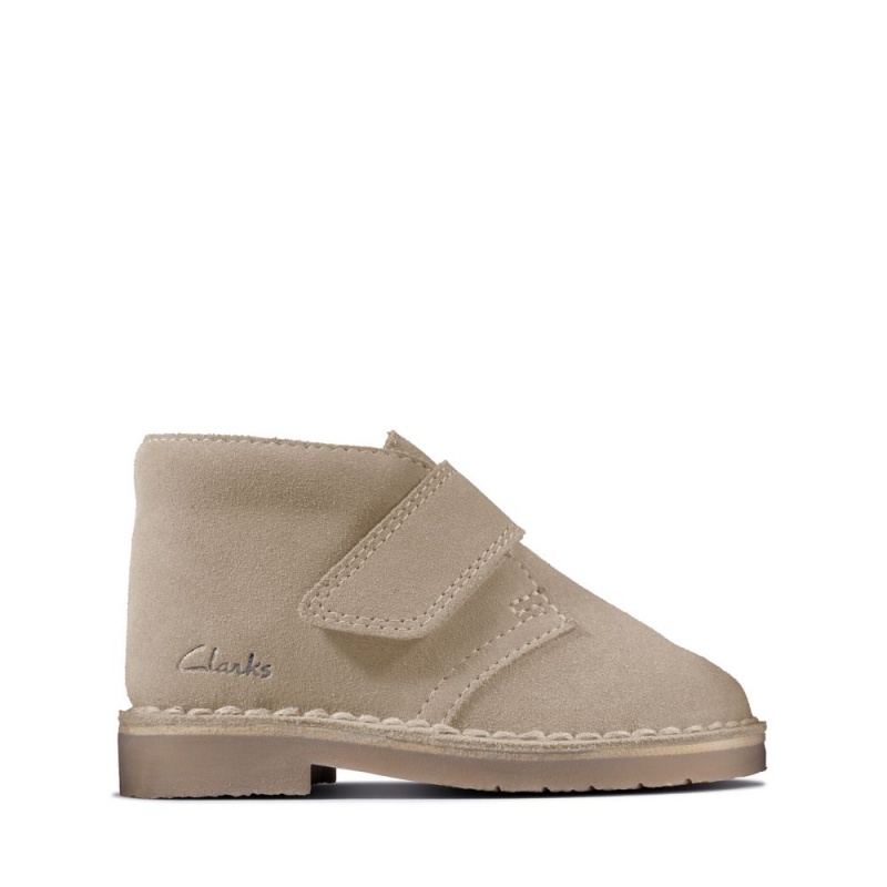 Dívčí Kotníkové Boty Clarks Desert Boot 2 Toddler Hnědé | CZ-124976