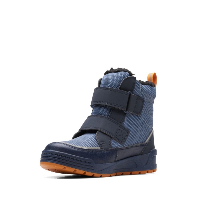 Dívčí Kotníkové Boty Clarks Jumper Jump Blankyt | CZ-569471