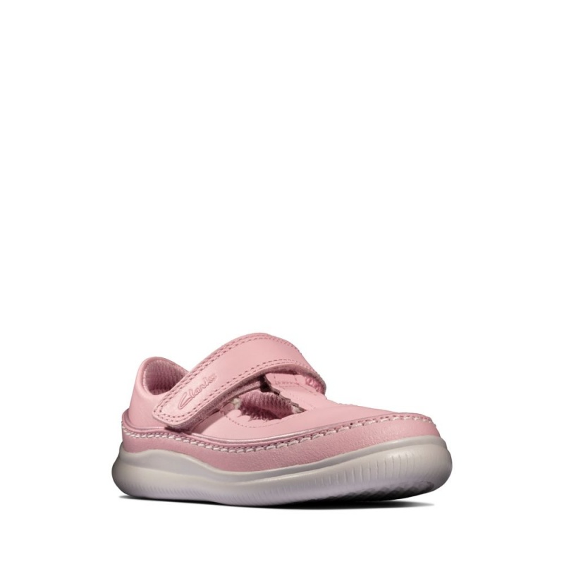 Dívčí Obuv Clarks Crest Sky Toddler Růžové | CZ-176829