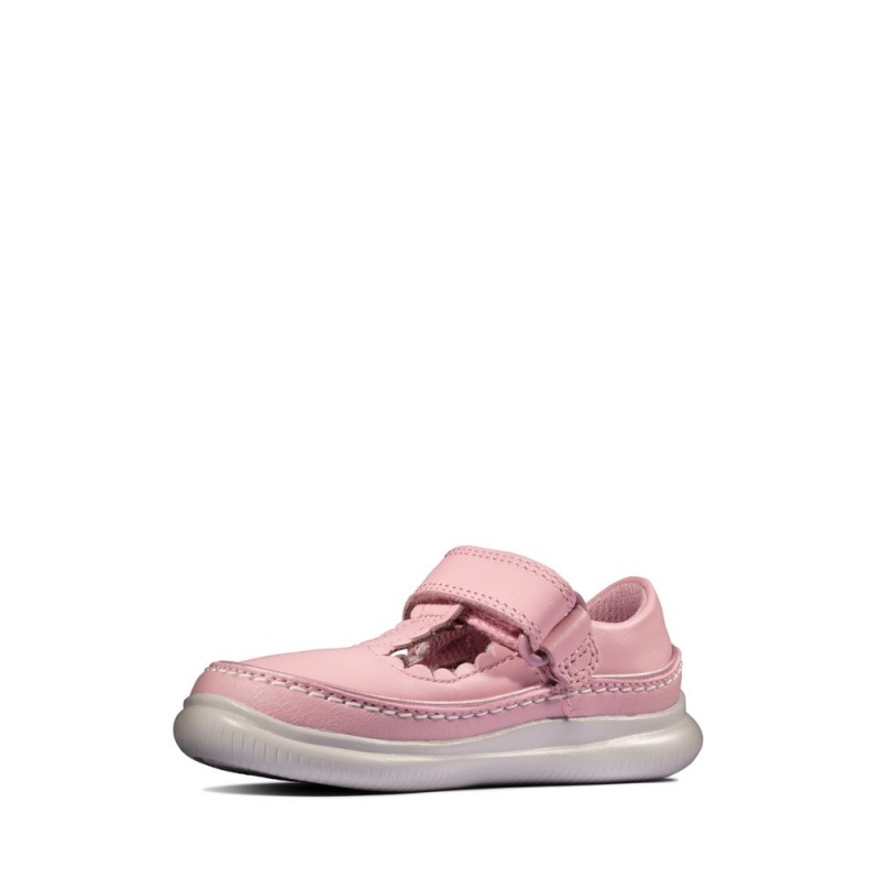 Dívčí Obuv Clarks Crest Sky Toddler Růžové | CZ-176829