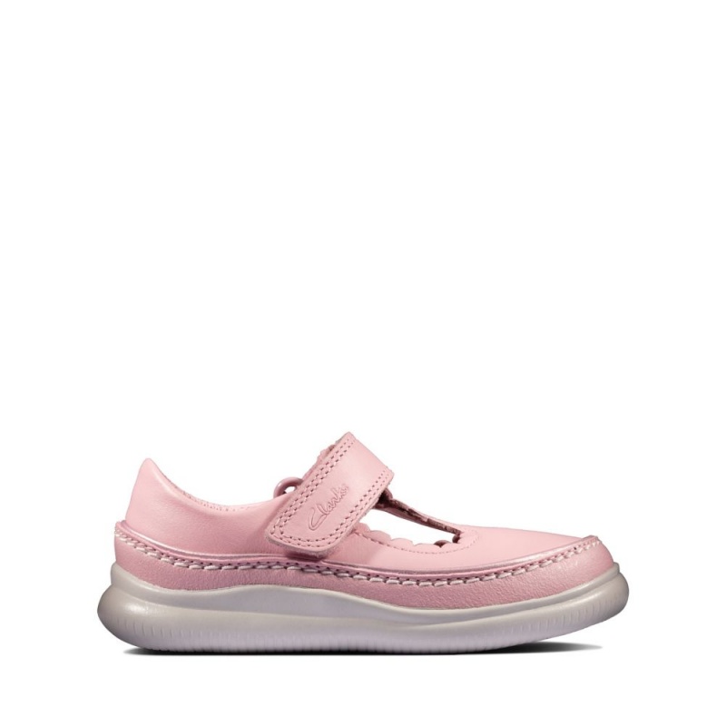 Dívčí Obuv Clarks Crest Sky Toddler Růžové | CZ-176829