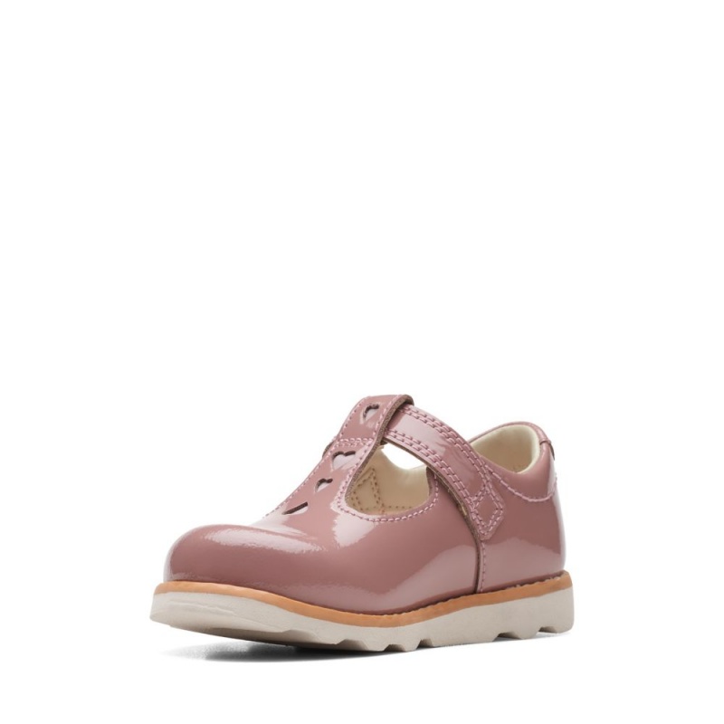 Dívčí Obuv Clarks Crown Teen Toddler Růžové | CZ-120948