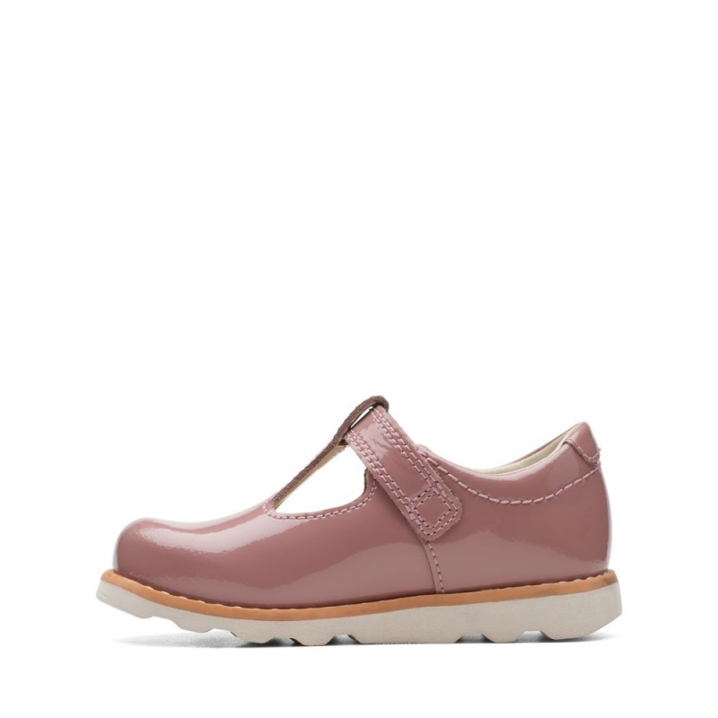 Dívčí Obuv Clarks Crown Teen Toddler Růžové | CZ-120948