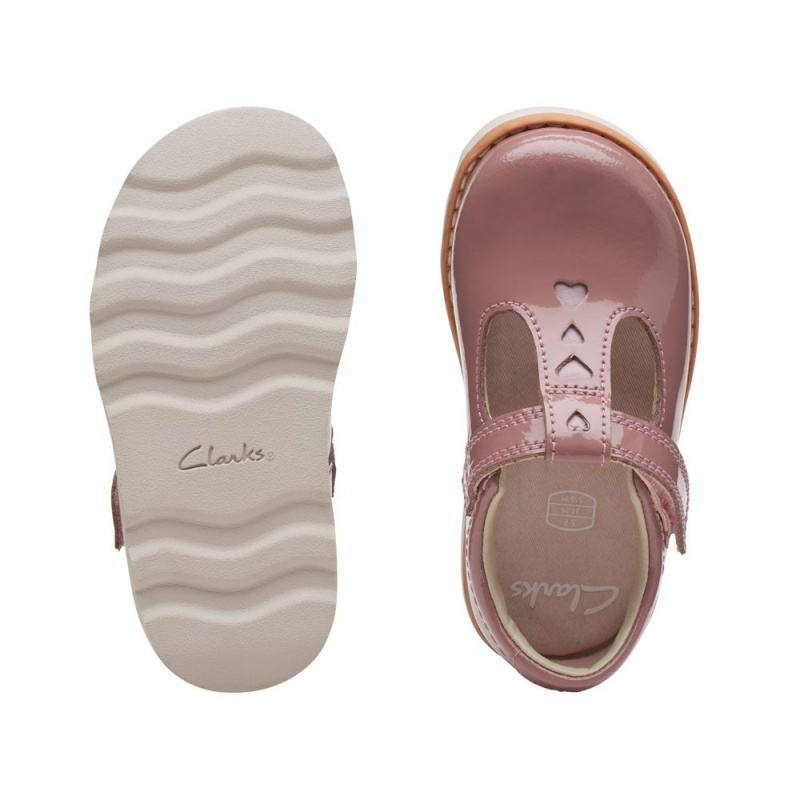 Dívčí Obuv Clarks Crown Teen Toddler Růžové | CZ-120948