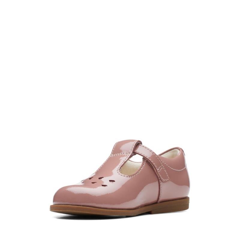 Dívčí Obuv Clarks Drew Play Toddler Růžové | CZ-071935