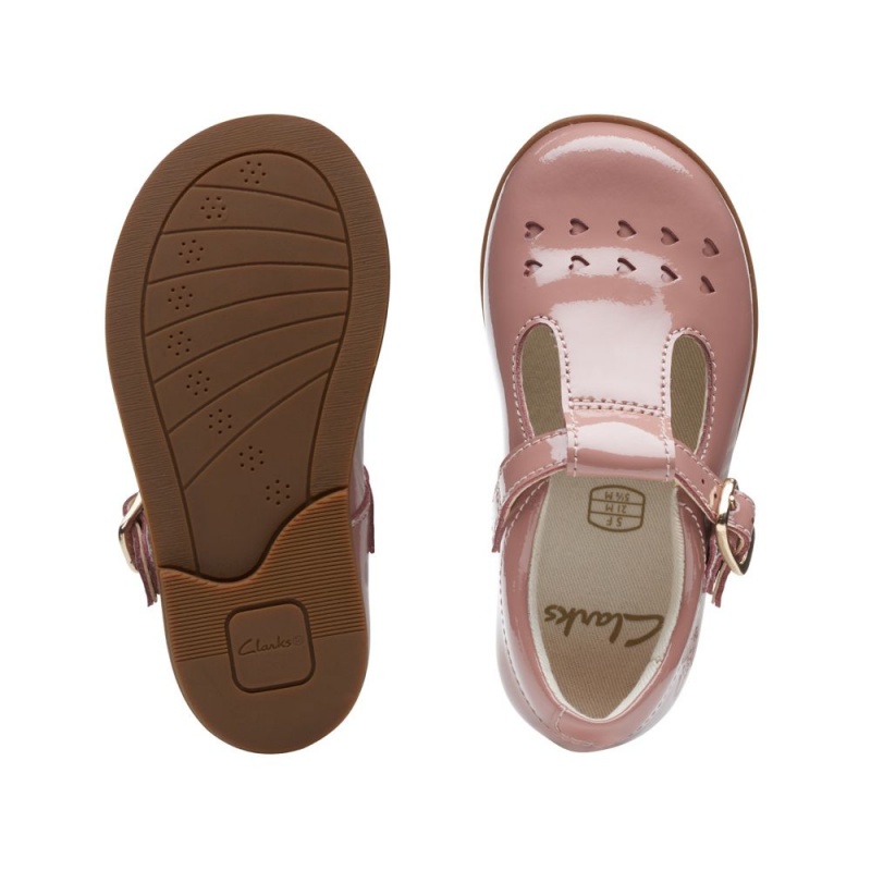 Dívčí Obuv Clarks Drew Play Toddler Růžové | CZ-071935