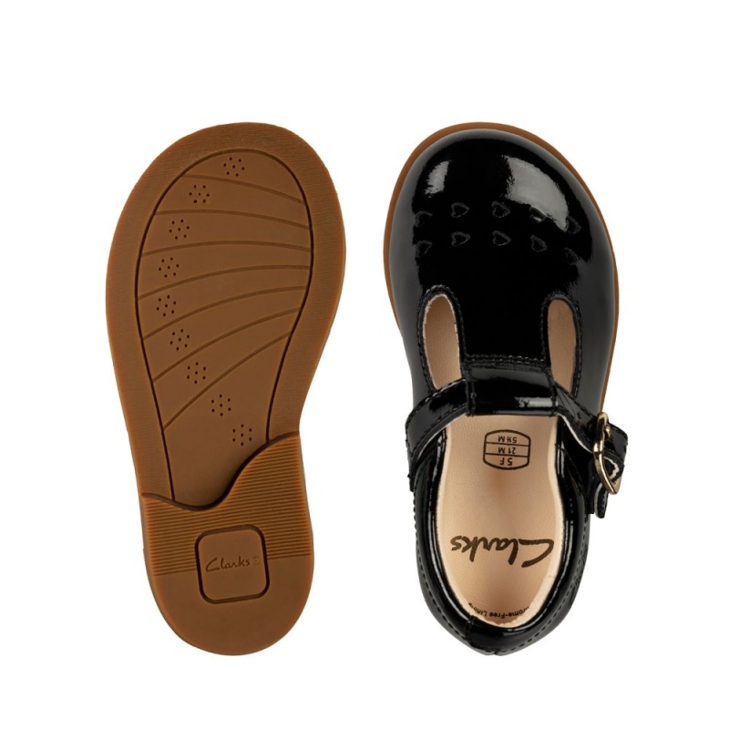 Dívčí Obuv Clarks Drew Play Toddler Černé | CZ-143065