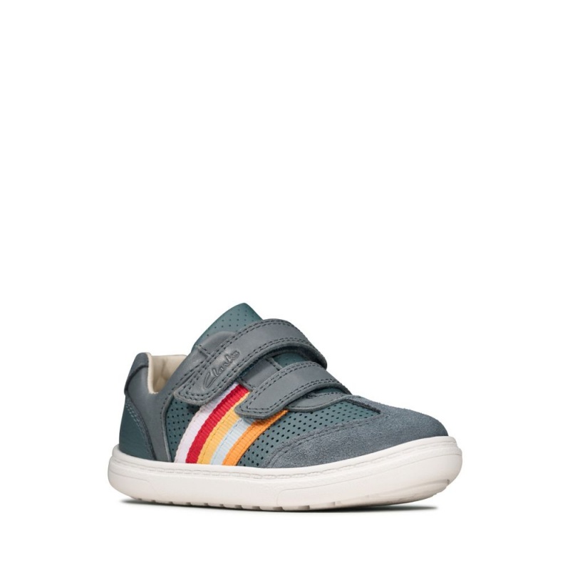 Dívčí Obuv Clarks Flash Beau Toddler Tmavě Blankyt | CZ-574089