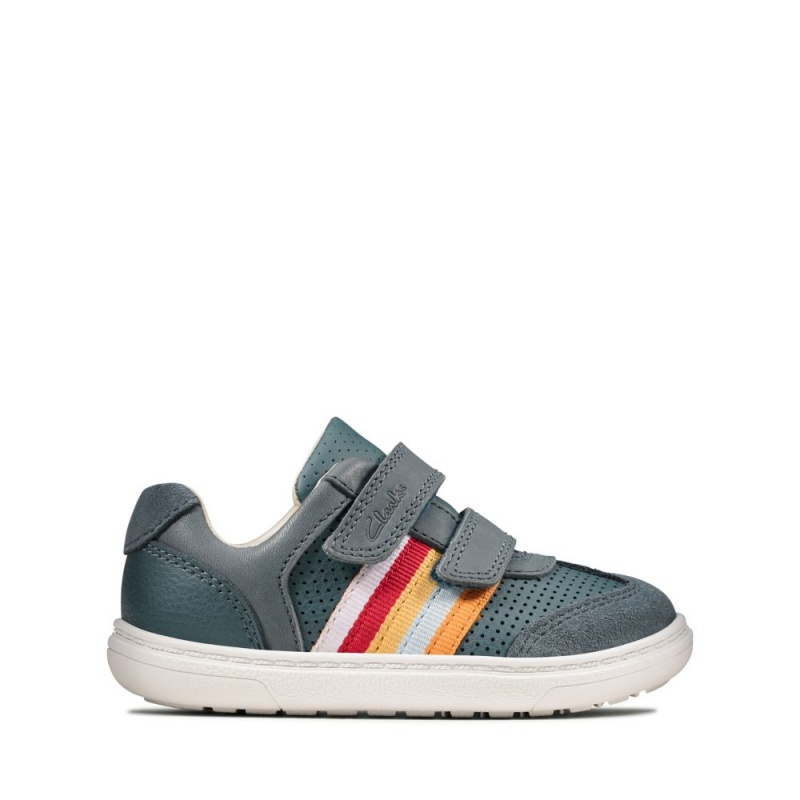 Dívčí Obuv Clarks Flash Beau Toddler Tmavě Blankyt | CZ-574089