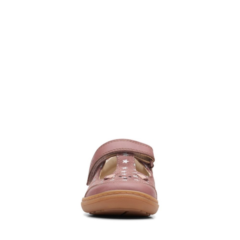 Dívčí Obuv Clarks Flash Mouse Růžové | CZ-058632