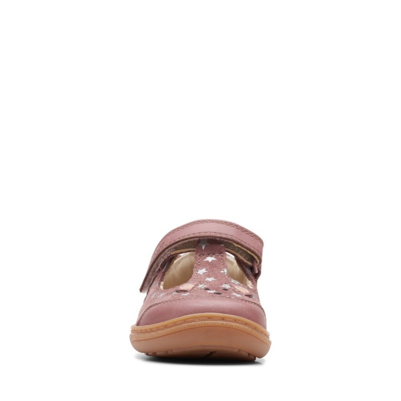 Dívčí Obuv Clarks Flash Mouse Toddler Růžové | CZ-278416