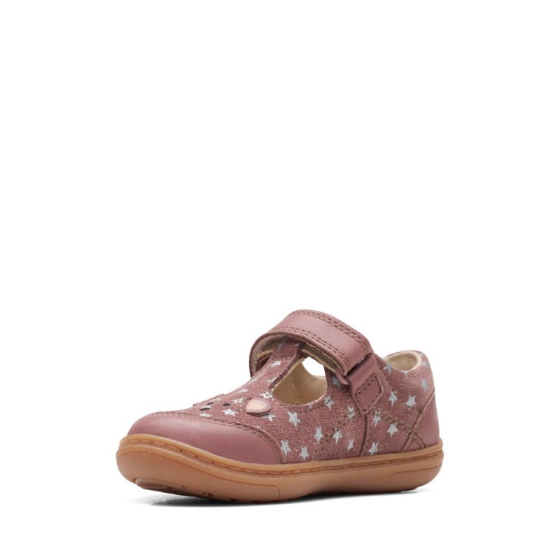 Dívčí Obuv Clarks Flash Mouse Toddler Růžové | CZ-278416